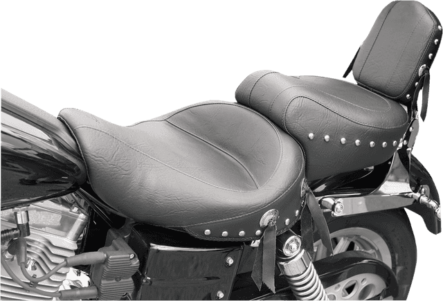 MUSTANG DS-905542 Wide Studded Seat - FXDWG '96-'03 — image 2 of 4