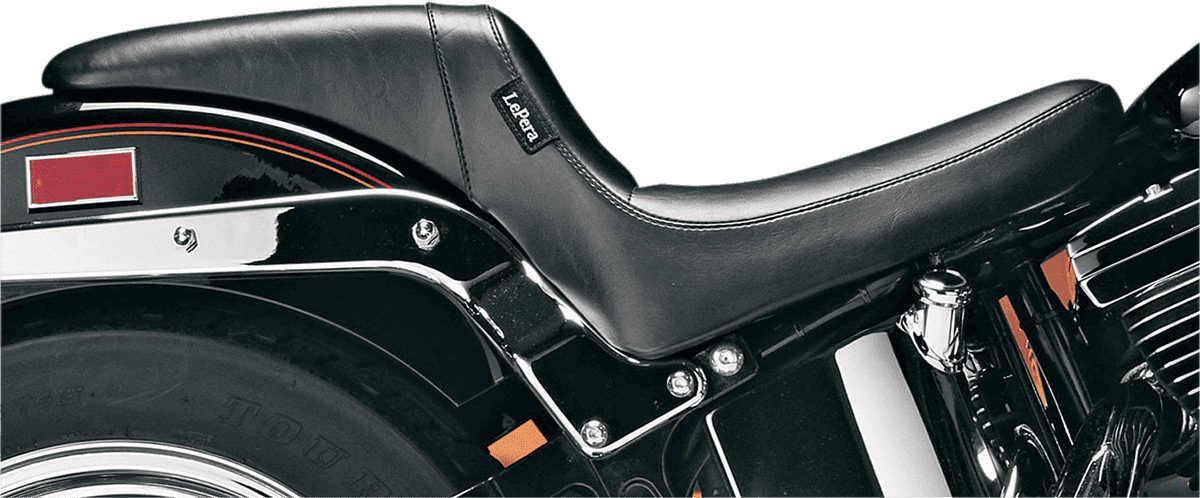 LE PERA DS-905924 Daytona Sport Seat - Smooth - Black - Softail '84-'99