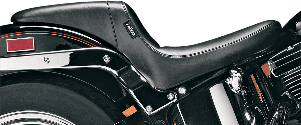 LE PERA DS-905924 Daytona Sport Seat - Smooth - Black - Softail '84-'99