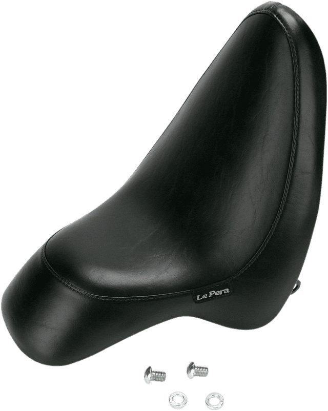 LE PERA DS905963 Silhouette Solo Seat - Smooth/Bullet - Black - Softail '00-'07 — image 2 of 2