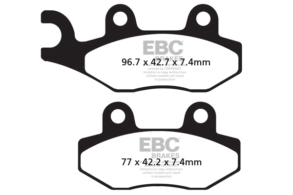 EBC FA135X Sport Carbon Brake Pads — image 2 of 2