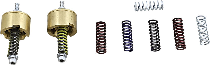 RACE TECH FEGV3301 Gold Valve Cartridge Fork Emulators for Damping Rod Forks - 23.80 mm