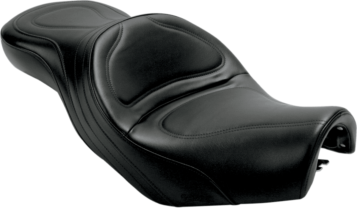 SADDLEMEN H3950JS Seat - Explorer™ - without Backrest - Stitched - Black - VT1100