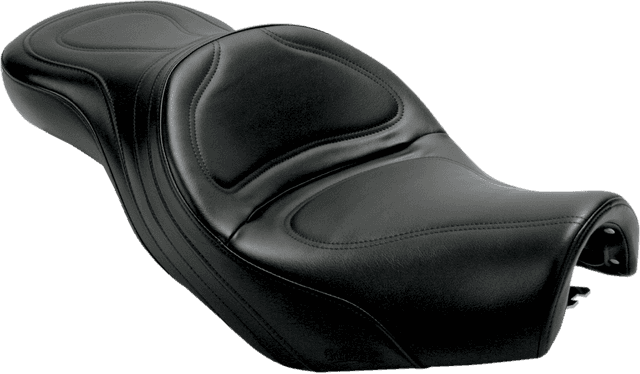 SADDLEMEN H3950JS Seat - Explorer™ - without Backrest - Stitched - Black - VT1100