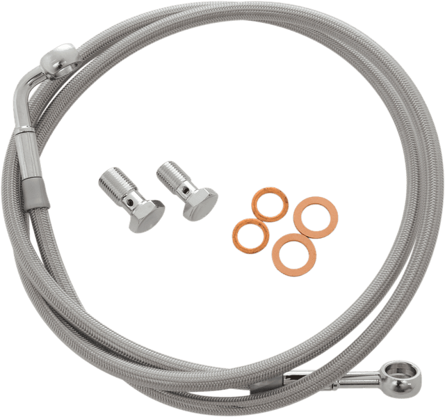 GOODRIDGE HD9209-J Brake Line Kit - Softail/Dyna