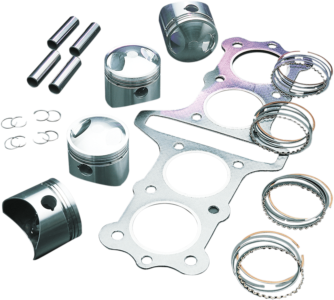 WISECO K1015 Piston Kit with Gasket - 70.00 mm - Kawasaki