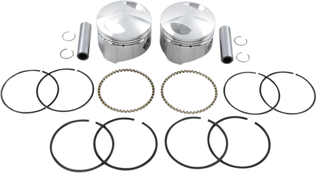 WISECO K1614 Piston Kit - +0.010" - 80" Big Twin 1340 cc