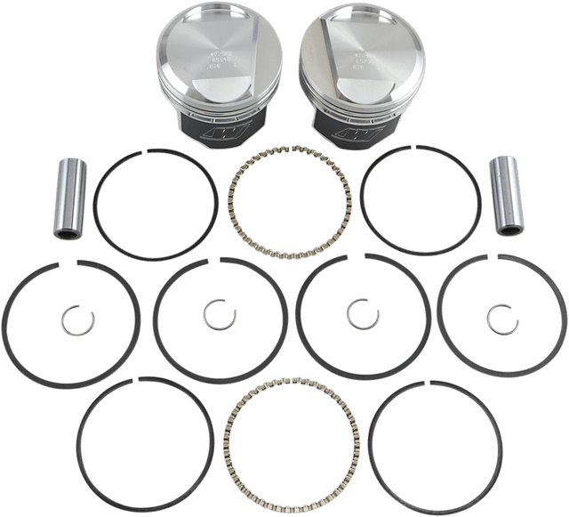 WISECO K1667 Piston Kit - +0.020" - Evolution Big Twin 1340 cc