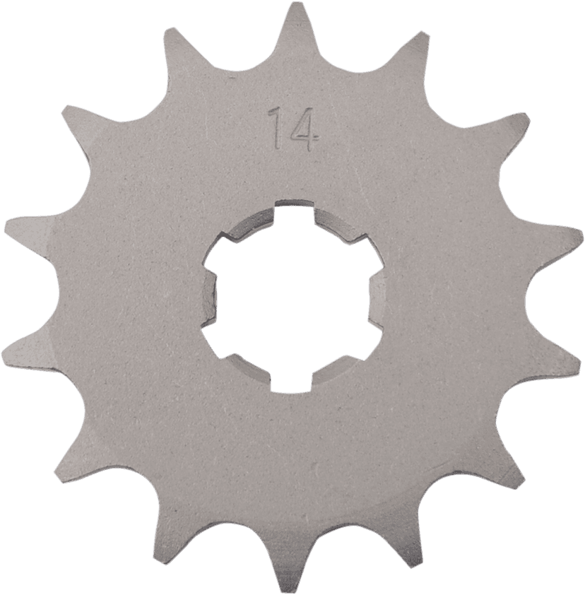 PARTS UNLIMITED K22-2722 Countershaft Sprocket - 14 Tooth - Kawasaki