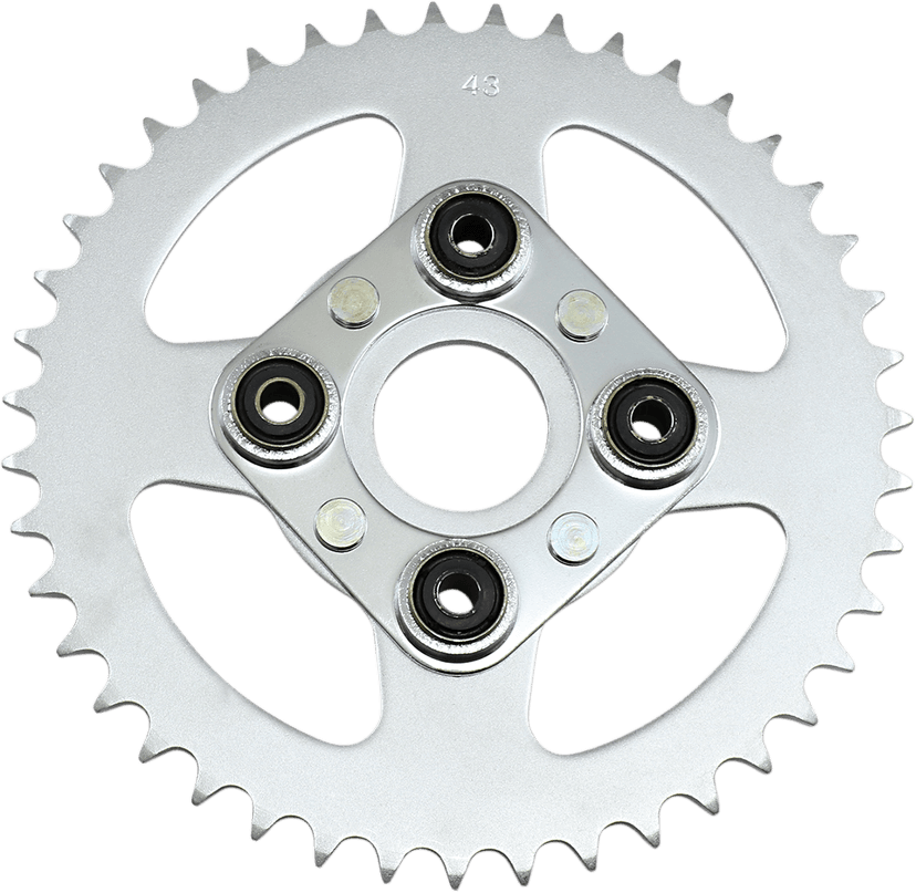 PARTS UNLIMITED K22-3504E Rear Sprocket - 43 Tooth - Honda