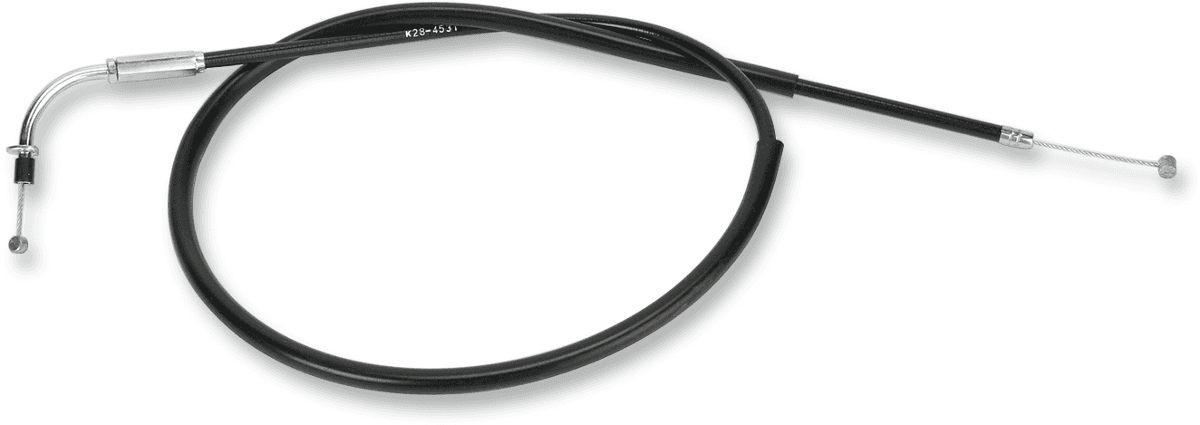 PARTS UNLIMITED K28-4531 Vinyl Covered Throttle Cable - '76-83 Yamaha