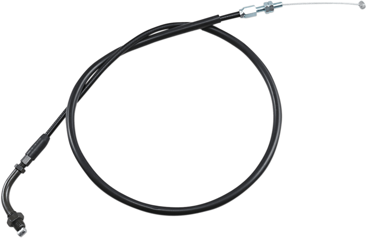 MOTION PRO K28-9900 Black Vinyl Throttle Cable - Pull - '75-'80 Honda/Kawasaki