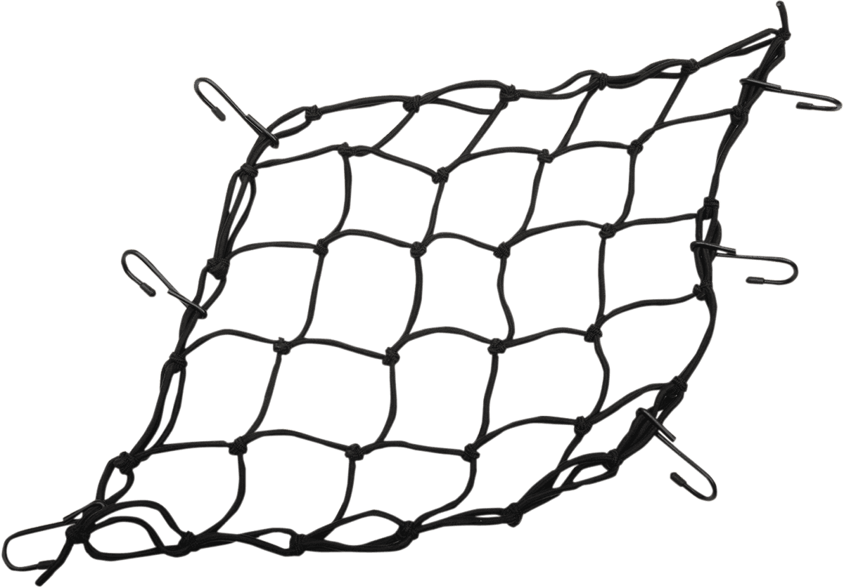 EMGO K31-6539 Bungee Net - 15" x 15" - Black