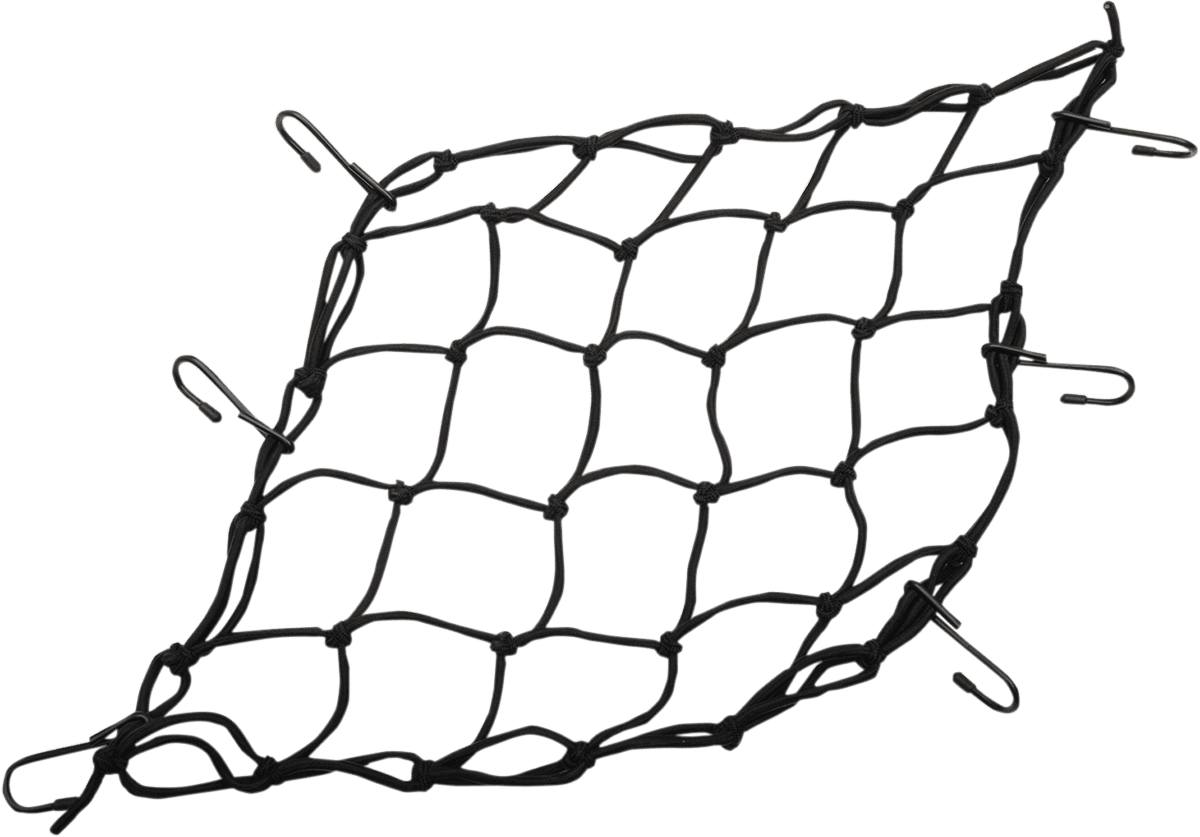 EMGO K31-6539 Bungee Net - 15" x 15" - Black