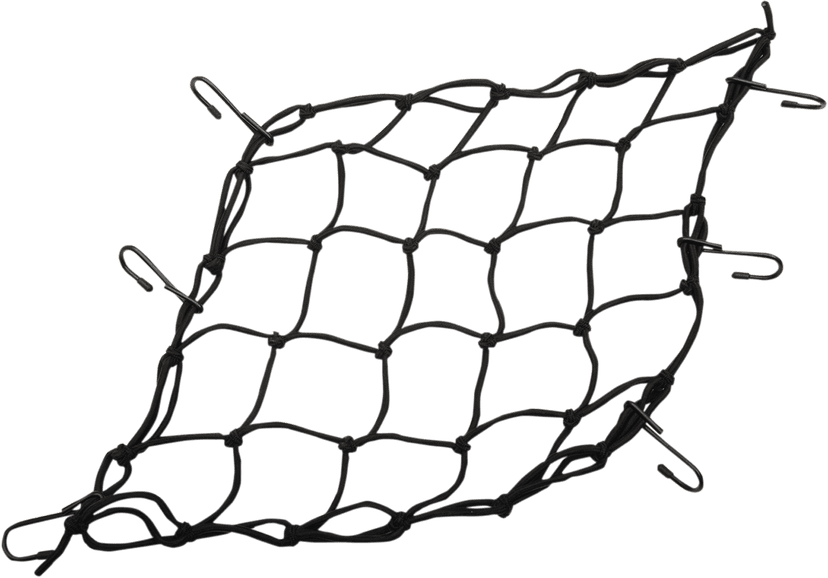 EMGO K31-6539 Bungee Net - 15" x 15" - Black