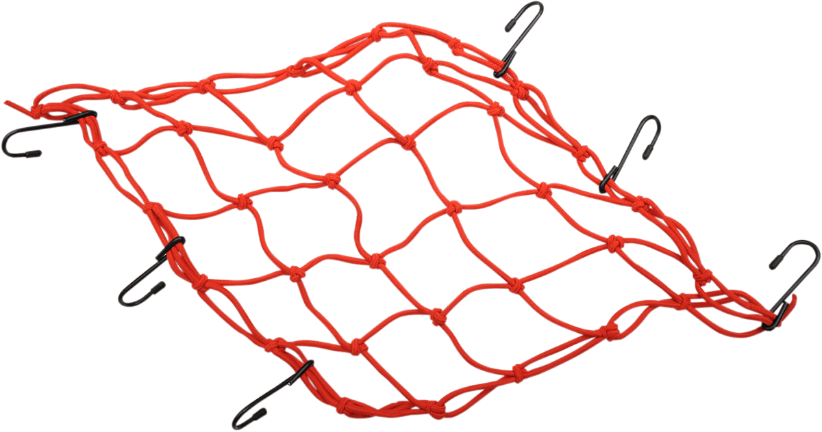EMGO K31-6541 Bungee Net - 15" x 15" - Red