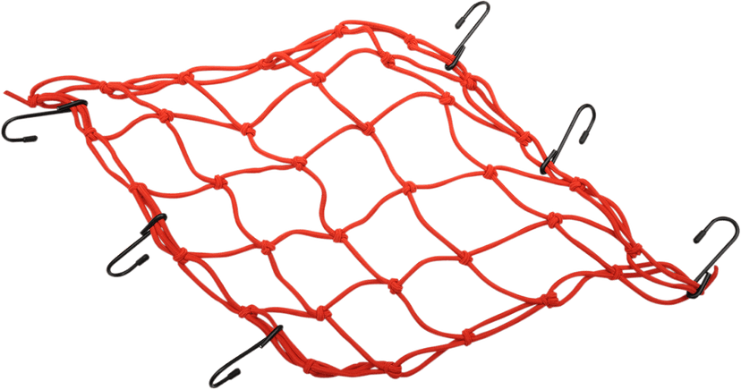 EMGO K31-6541 Bungee Net - 15" x 15" - Red