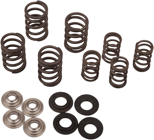 KIBBLEWHITE KW-30-30077 Valve Spring Kit - 0.355" Lift - Lightweight Racing - Honda