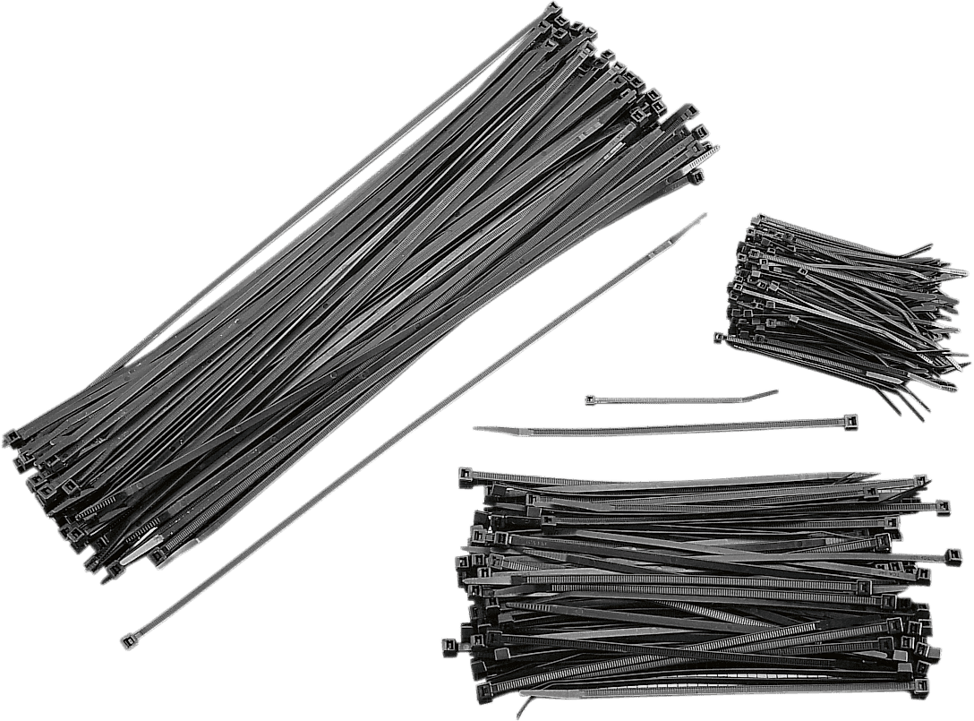 PARTS UNLIMITED LCT7 Cable Tie - 7-1/2" - Black - 100-Pack