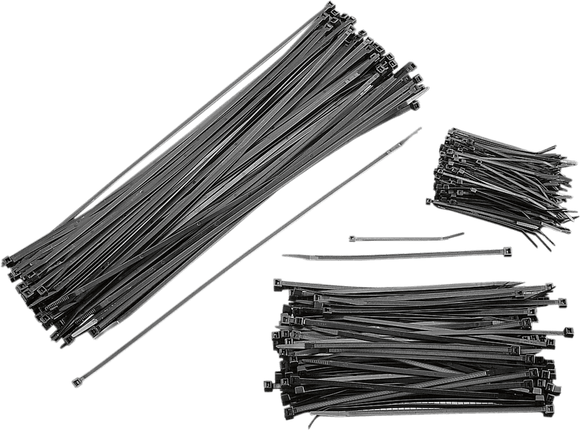 PARTS UNLIMITED LCT7 Cable Tie - 7-1/2" - Black - 100-Pack