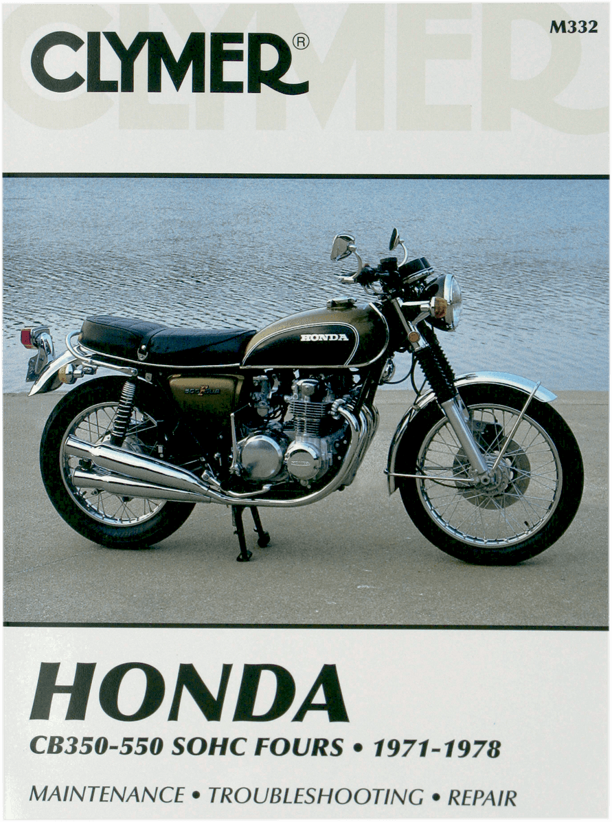 CLYMER M332 Manual - Honda - 350-550cc SOHC Fours