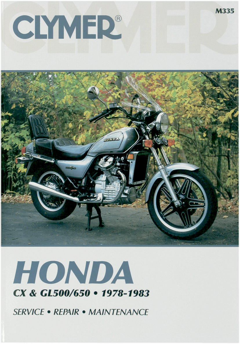 CLYMER M335 Manual - Honda - CX / GL500-650 Twins