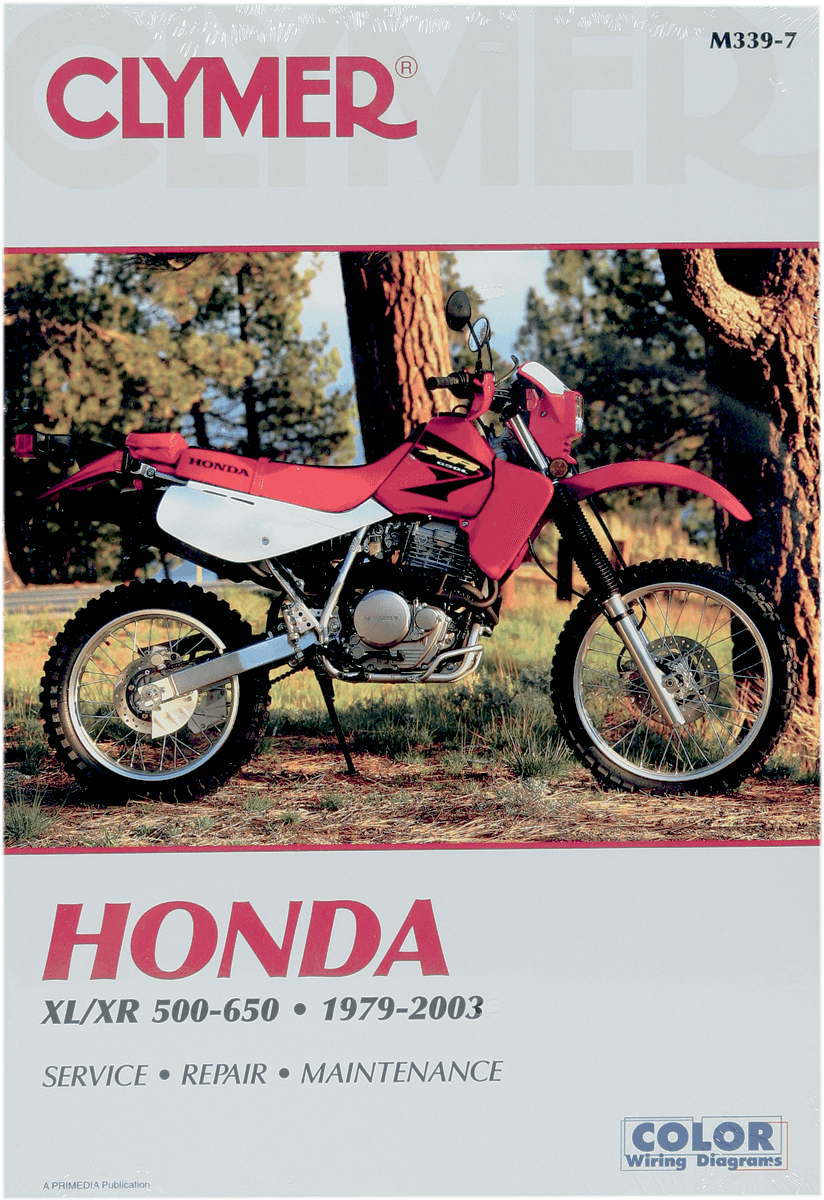 CLYMER M339 Manual - Honda - XL/XR 500-600 Singles