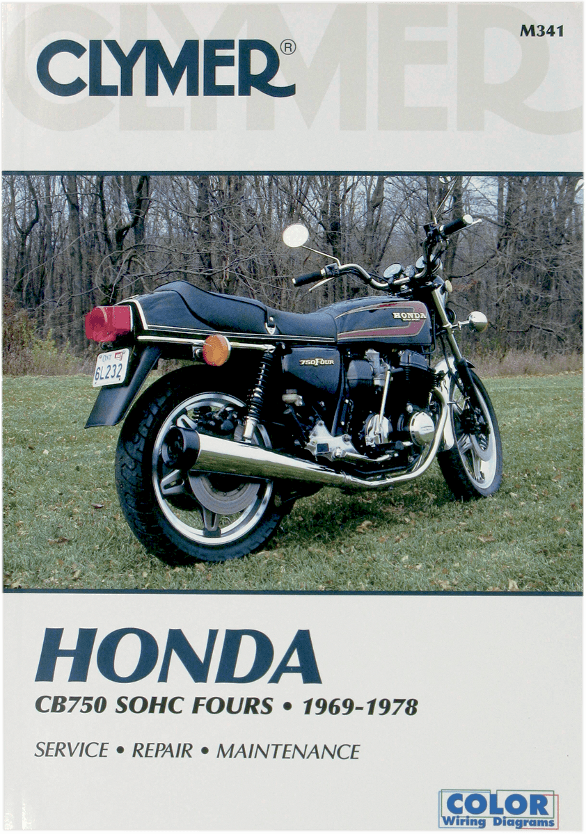 CLYMER M341 Manual - Honda - CB750 SOHC