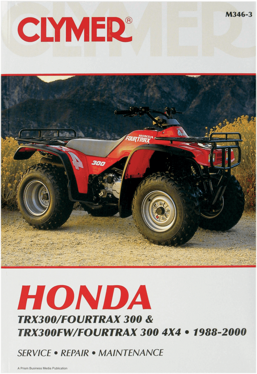 CLYMER M346 Manual - Honda - TRX300 / FW / 4x4