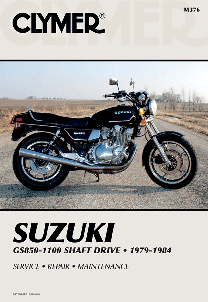 CLYMER M376 Manual - Suzuki - GS850G / GS1000G / GS1100G Shaft Drive