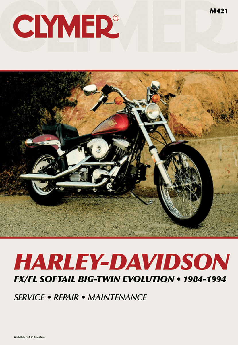 CLYMER M421 Manual - Harley-Davidson - FX / FL Softail EVO