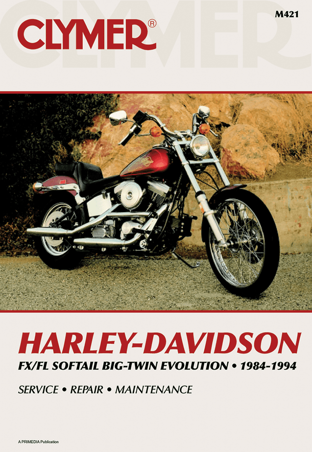 CLYMER M421 Manual - Harley-Davidson - FX / FL Softail EVO
