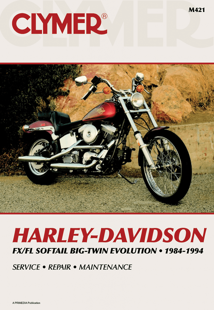 CLYMER M421 Manual - Harley-Davidson - FX / FL Softail EVO
