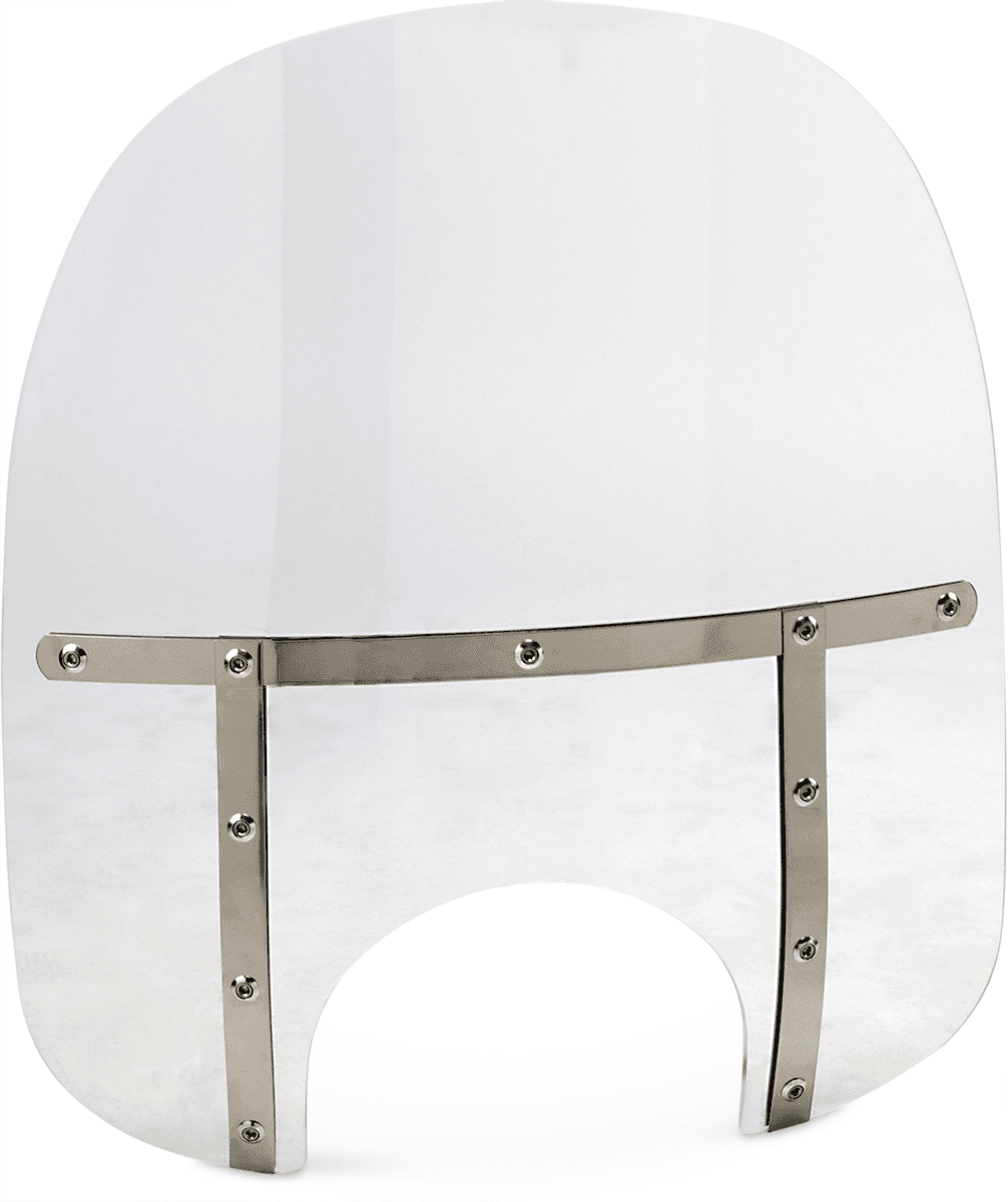 MEMPHIS SHADES MEM3710 Fats Windshield - 19" - Headlight - Clear