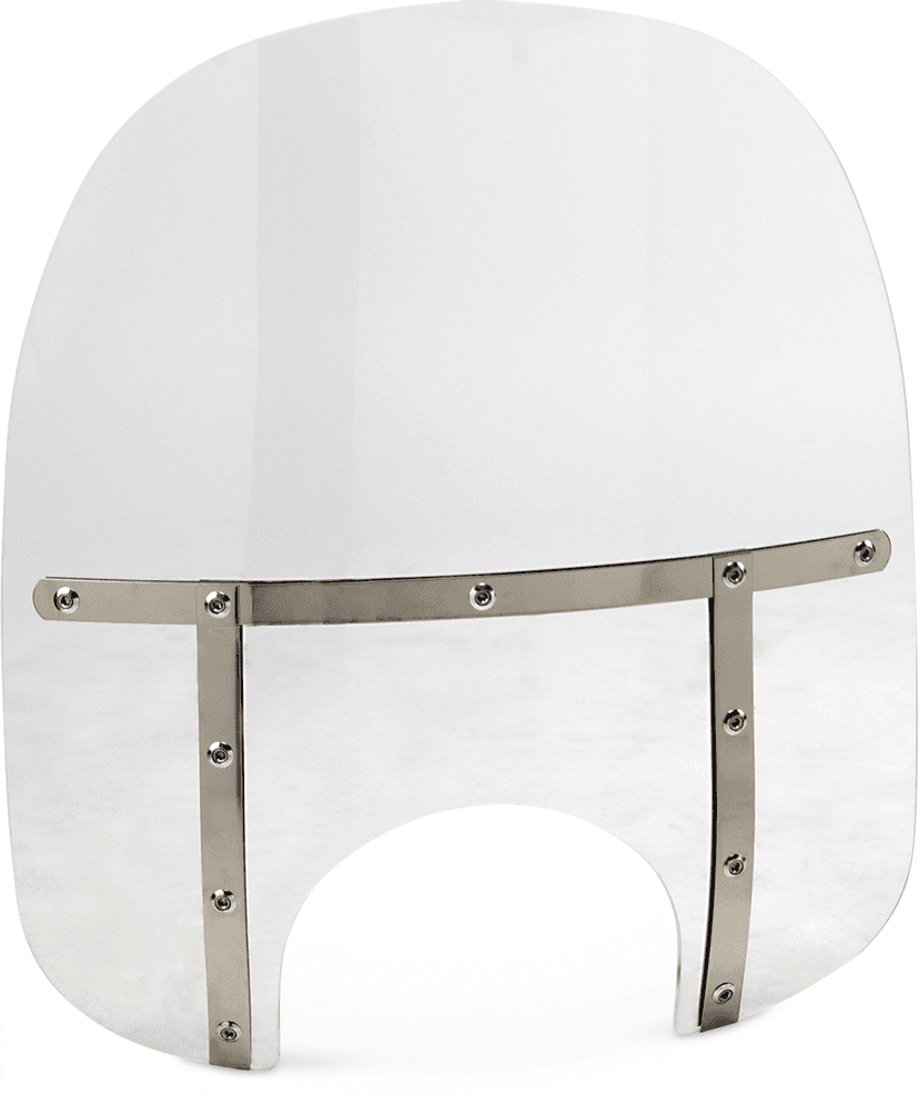 MEMPHIS SHADES MEM3710 Fats Windshield - 19" - Headlight - Clear