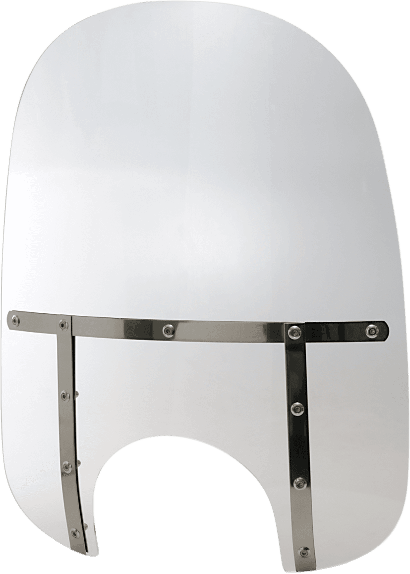 MEMPHIS SHADES MEM3810 Fats Windshield - 21" - Headlight - Clear