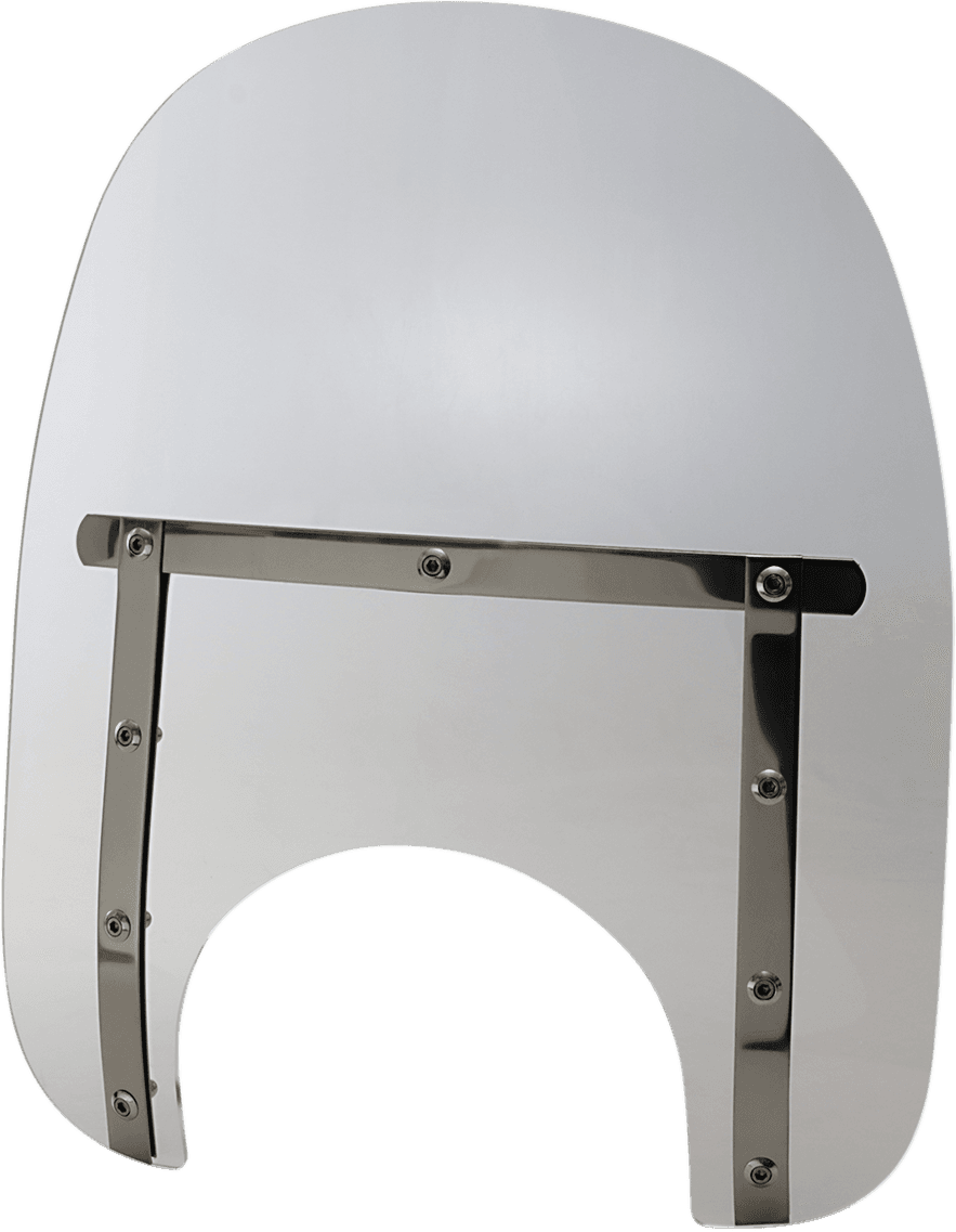 MEMPHIS SHADES MEM4120 Memphis Slim Windshield - 15" - 9" Headlight Cut - Clear