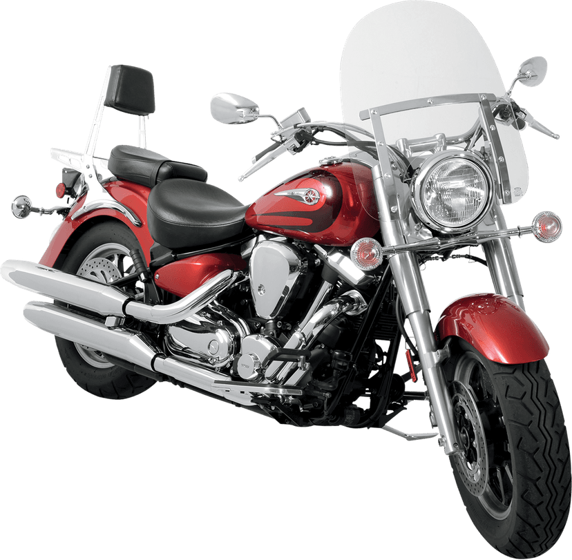 MEMPHIS SHADES MEM4229 Memphis Slim Windshield - 17" - 9" Headlight Cut - Solar
