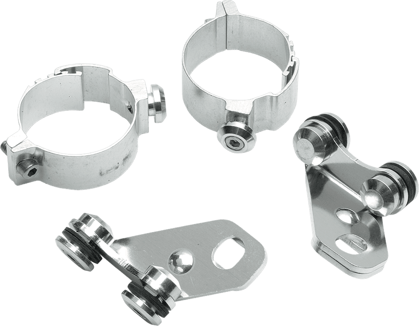 MEMPHIS SHADES MEM9890 Lowers Hardware - Harley-Davidson®/Honda/Victory