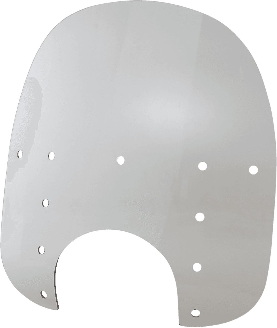 MEMPHIS SHADES MEP3629 Fats Windshield - 17" - 9" Headlight Cutout - Solar