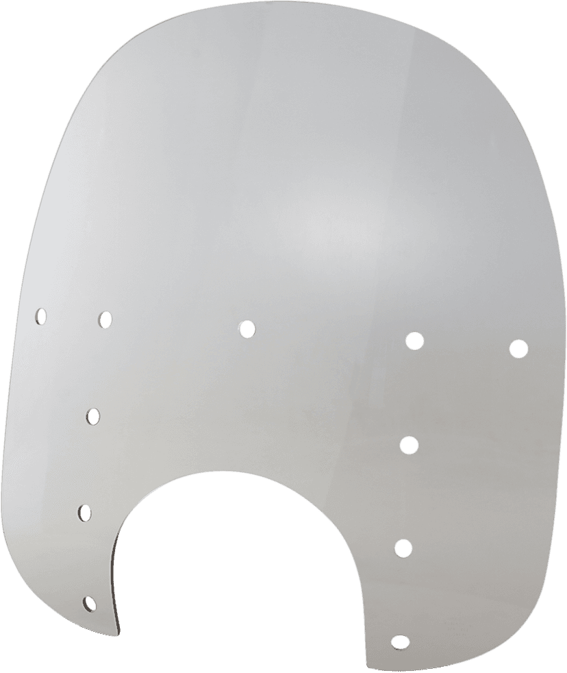 MEMPHIS SHADES MEP3629 Fats Windshield - 17" - 9" Headlight Cutout - Solar