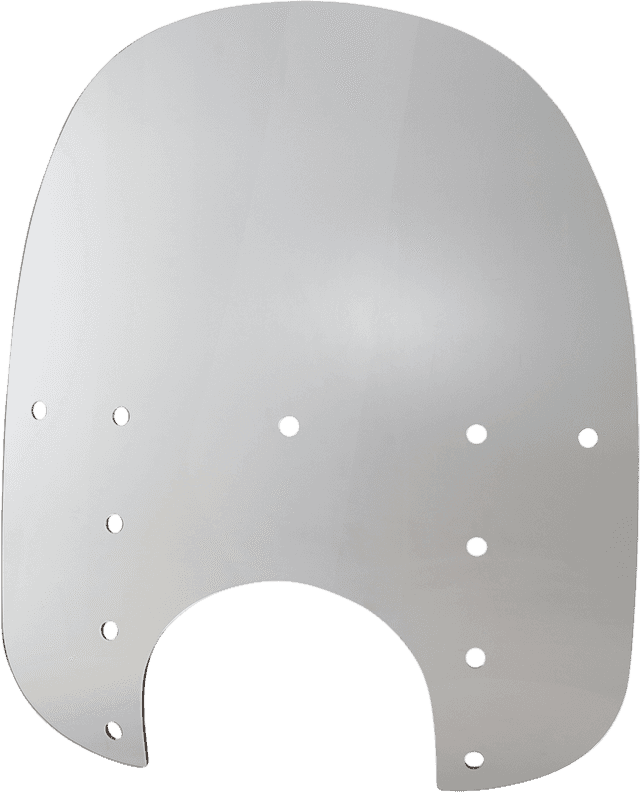 MEMPHIS SHADES MEP3719 Fats Windshield - 19" - 9" Headlight Cutout - Solar