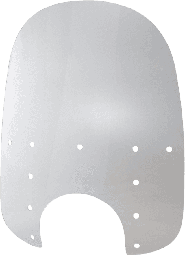 MEMPHIS SHADES MEP3810 Fats Windshield - 21" - 9" Headlight Cutout - Clear