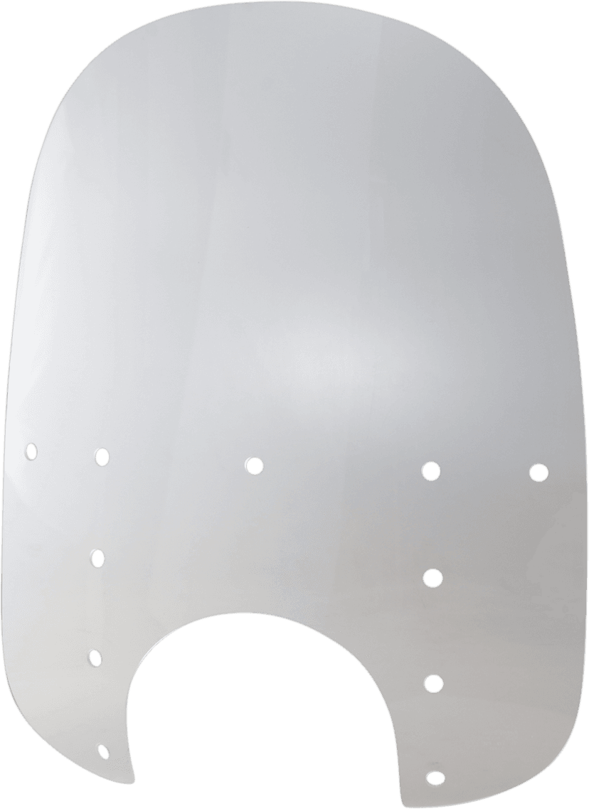 MEMPHIS SHADES MEP3810 Fats Windshield - 21" - 9" Headlight Cutout - Clear
