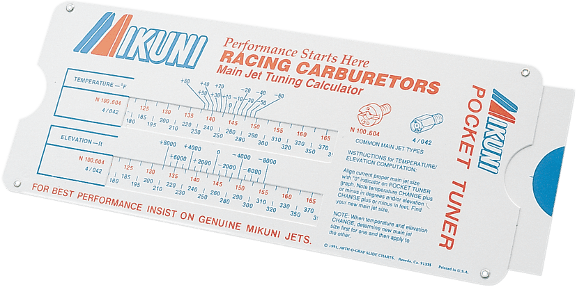 MIKUNI MK-550 Pocket Tuner - Carburetor/Calculator