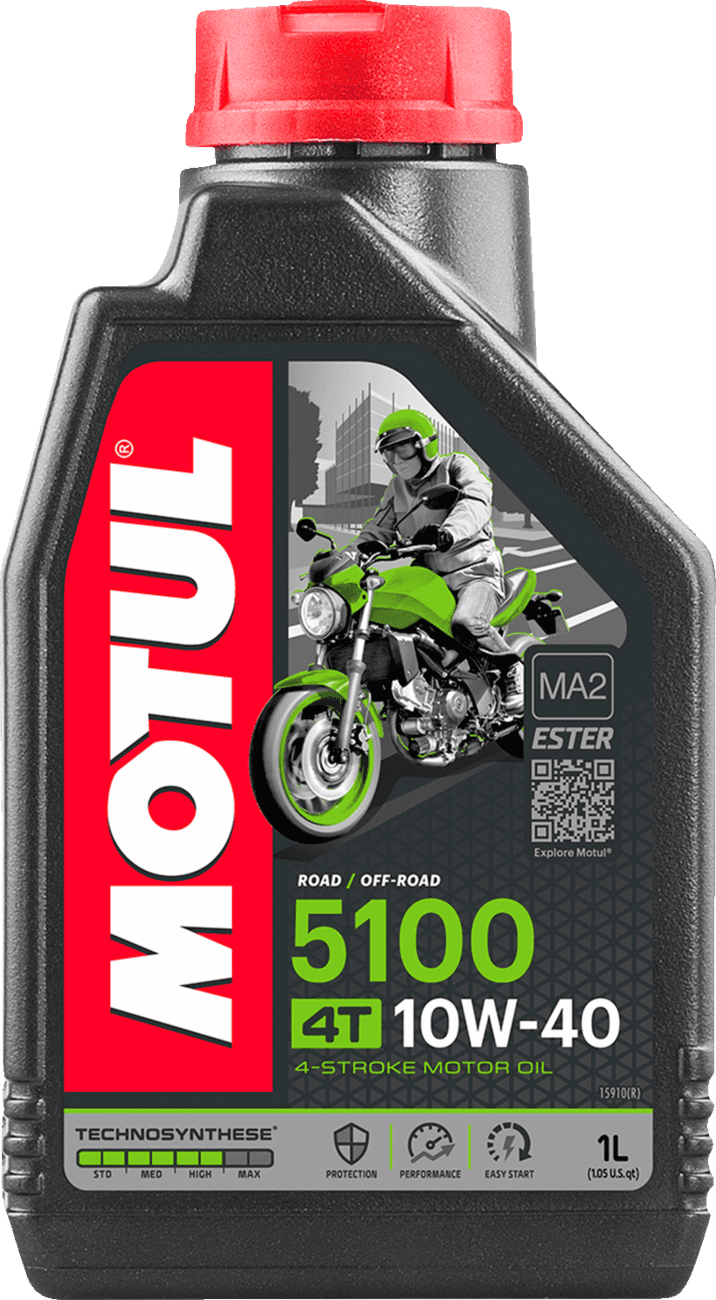 MOTUL MOT46 5100 4T Synthetic Blend Oil - 10W-40 - 1L