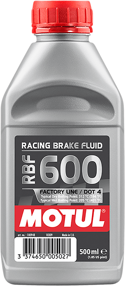 MOTUL MOT57 RBF 600 Racing Brake Fluid - 16.9 U.S. fl oz.