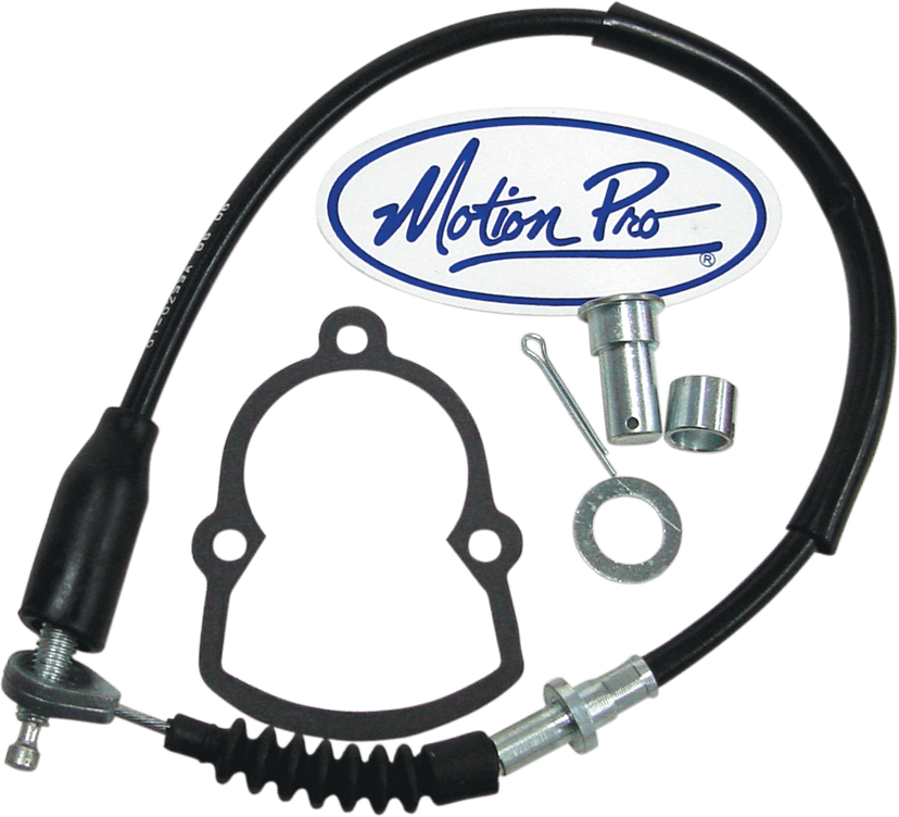MOTION PRO MP01-0299 Black Vinyl Rear Brake Cable Kit - +4" - Blaster