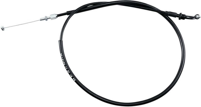 MOTION PRO MP02-156 Black Vinyl Throttle Cable - Push - '76-'87 CB/CMX