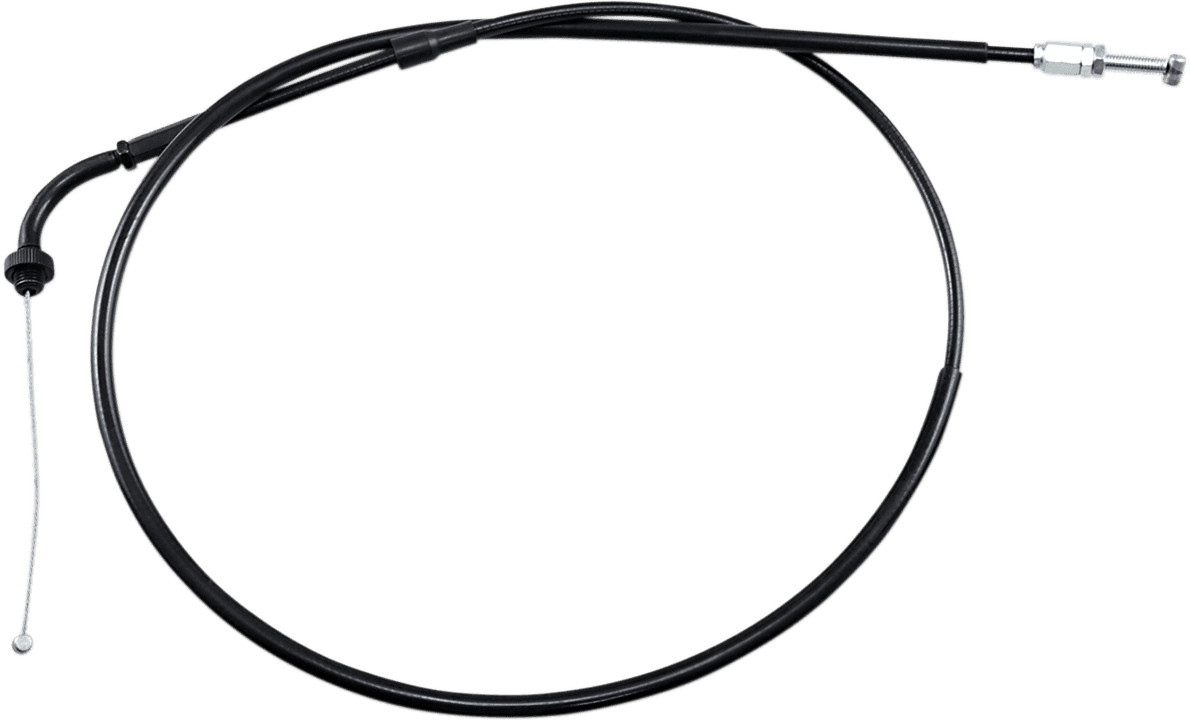MOTION PRO MP02-323 Black Vinyl Throttle Cable - Pull - +6" - '95-'07 VT1100